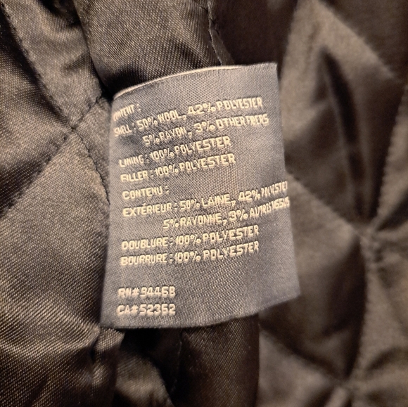 Perry Ellis Portfolio Wool Blend Black Jacket – Size Large - Picture 5 of 5